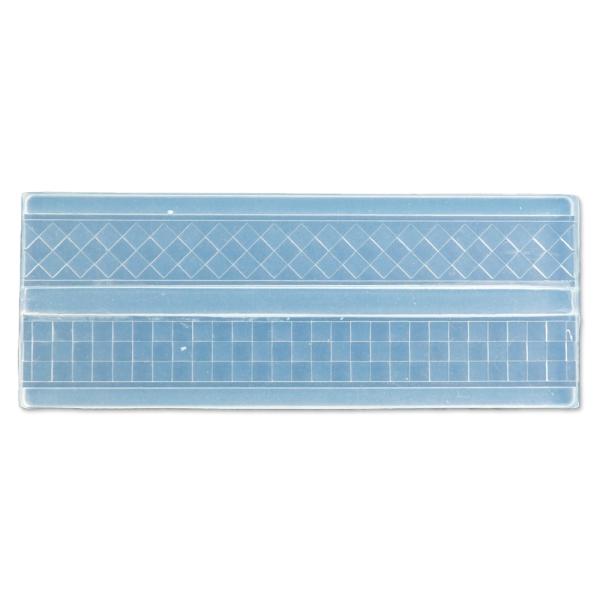 素材：ソフトシリコーンゴムサイズ：約47×78mm型取りができる素材：銀粘土・純銀粘土・UV樹脂など緻密な模様が魅力的な和柄のリングが作れる透明型のシリコンモールドです。日本の緻密な伝統文様が気軽に制作できます。透明型なので、粘土の詰め具合...