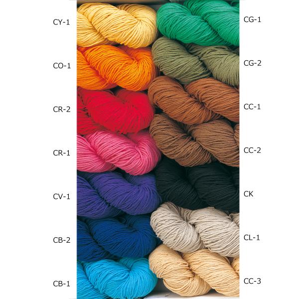 ＜お取り寄せ品※代引きキャンセル不可＞ 綿結束糸 CR-1 赤系 45g入 織物 コットン100％ 綿