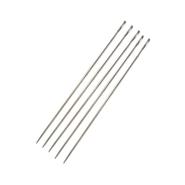 他サイト： [ メール便可 ] クラフト社 手縫針 8603 太 丸針 5本組 【 レザークラフト 革 針 裁縫 手縫 針 太い かがり針 】の商品画像