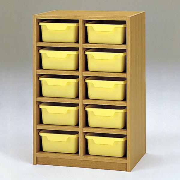 メーカー直送品※代引きキャンセル不可＞ コンテナ付整理棚 5396型
