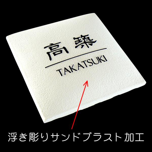 表札 タイル表札 浮き彫り 白 おしゃれ ｓ51k Buyee Buyee 日本の通販商品 オークションの代理入札 代理購入