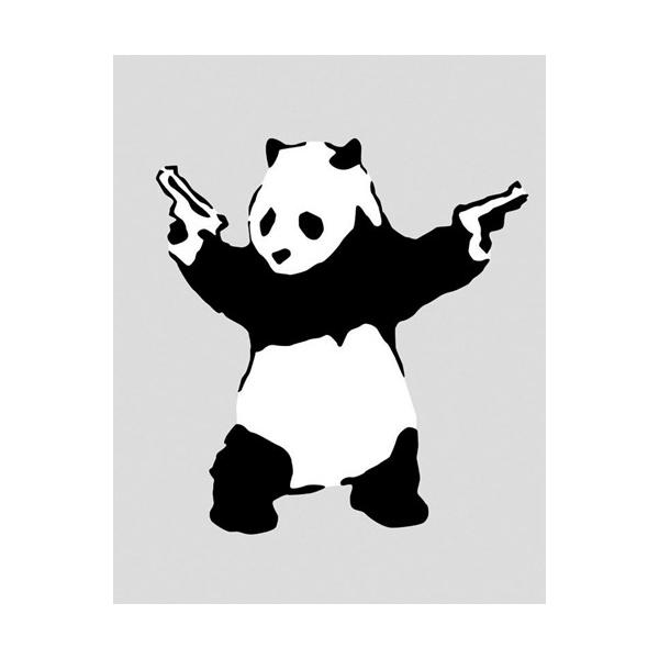 出荷区分C】バンクシー Banksy: Panda with Guns 【アートポスター
