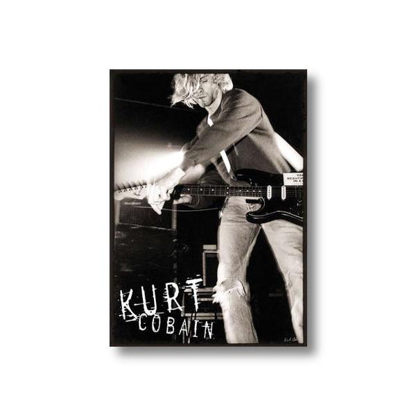 Nirvana カートコバーン　ニルヴァーナ　　ティホンジズネフスキー　ポスター Amazon.co.jp: A4 額付き ポスター カートコバーン Kurt Cobain