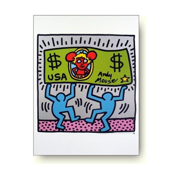 希少　キースヘリング✖️アブソルート　ポスター アブソルート、キース・ヘリングのアーティスト・エディション・ボトル