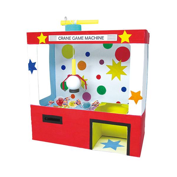 クレーンを使って楽しく商品をゲット夏休みの自由工作にも最適です。作って遊んでお金も貯まる貯金箱機能つきクレーンにマグネットをつけて商品をキャッチ*クレーンの商品はセットに含まれません。本体サイズ（約）：幅220×奥10×高22cm(組立て時...