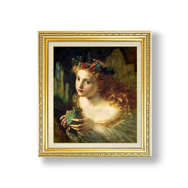 先着購入特典 ソフィー アンダーソン フェアリー F10 油絵 直筆仕上げ 複製画 額縁付 絵画 販売 10号 油彩 人物画 673 599mm 送料無料 工場直売所 Ourworkshop Org Za