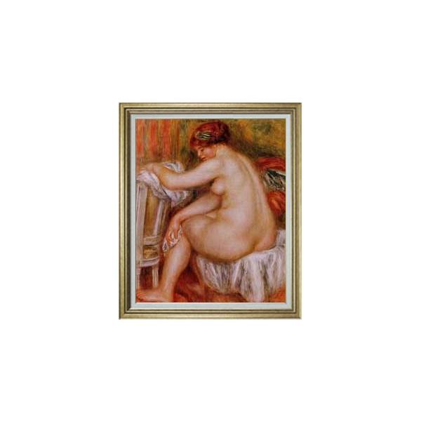 ルノワール 座る裸婦(2) F30 【油絵 直筆 複製画】【油彩 国内生産