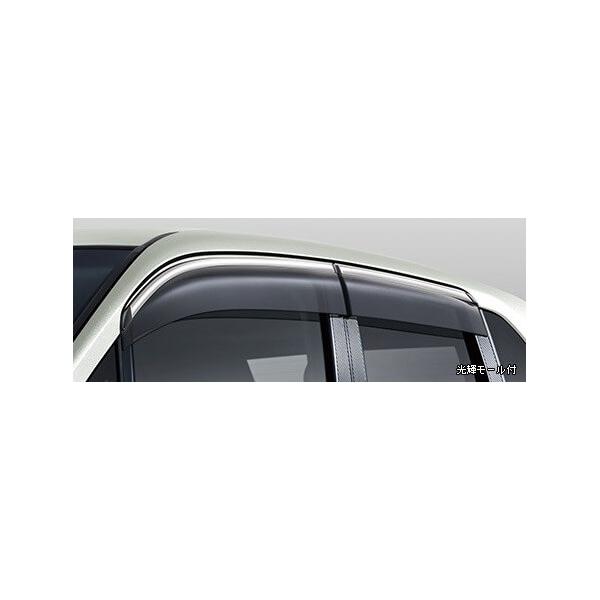 【ステラ・LA150/LA160 】ドアバイザー(光輝モール付)・スバル純正部品/スバルパーツ