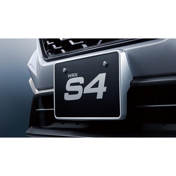 【ＳＵＢＡＲＵ・ＷＲＸ ＶＢ】カラードナンバープレートベース【スバル純正】S4 VBH★J1017VC500◆