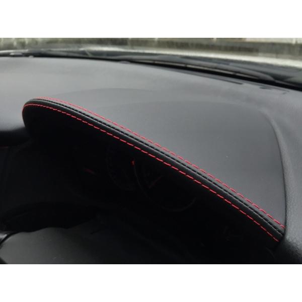 86 ZN6 BRZ メーターバイザー アルカンターラ 赤ステッチ ts ⑤ 86 ZN6 BRZ メーターバイザー アルカンターラ 赤ステッチ ts ⑤