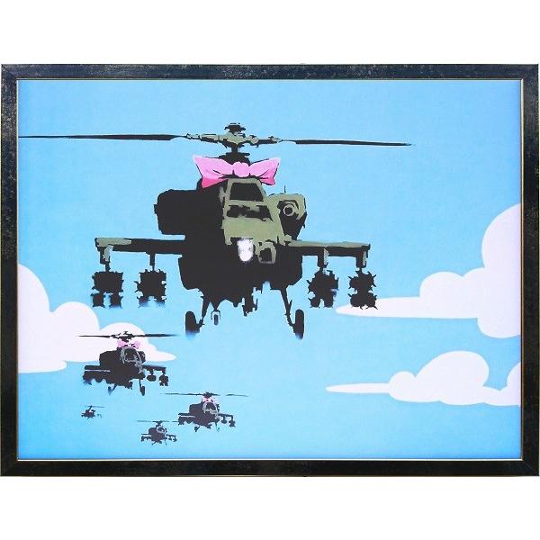 バンクシー ヘリコプター 複製画 絵画 額付 新品 版画 アート静美洞 通販 Yahoo ショッピング