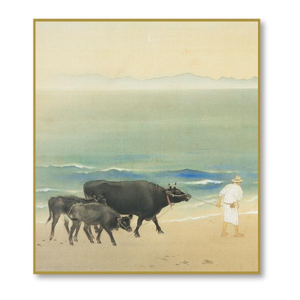 [Release date: August 20, 2020]西山翠嶂 筆の書画を2021年度（丑年）の干支色紙に仕立てました。床の間や玄関先などへの飾り物、新年のご贈答に最適です。◇仕様：オフセット印刷色紙1枚／たとう紙・解説付◇寸法：縦...