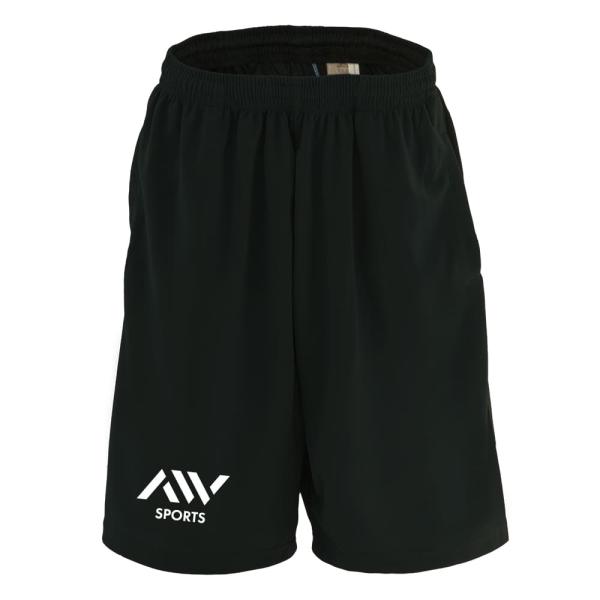 AW (エーダブ) ワンポイントロゴ 前面 単色 ハーフパンツ 練習着 (AW)