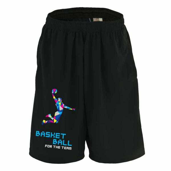 バスケ ハーフパンツ メンズ ジュニア 「ポリゴンシルエットのバスケ」 (AW)