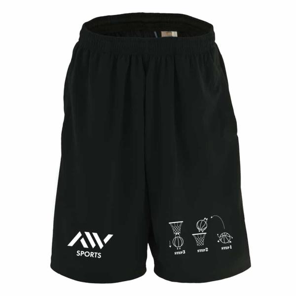 バスケ ハーフパンツ メンズ ジュニア 「バスケットボールがこうなってこう」 (AW)