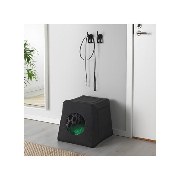 Ikea イケア キャットハウス クッション付き 猫ベッド ベッド ペット 窓 絶品 ネコ用ベッド