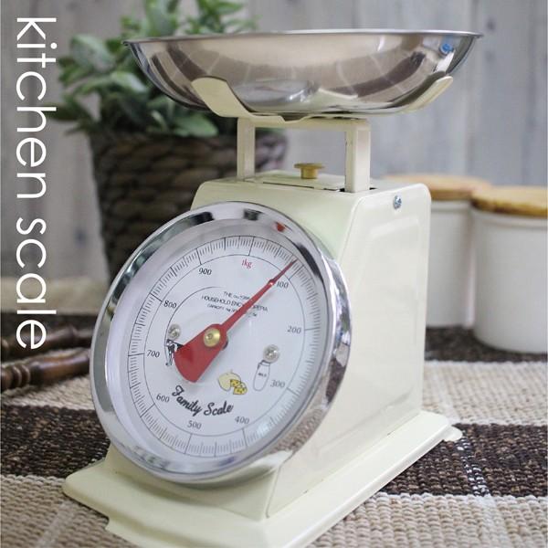 アメリカンキッチンスケール/量り/はかり 1kg/ダイエットスケール/クッキングスケール/計量/レトロキッチンスケール AWAK1308