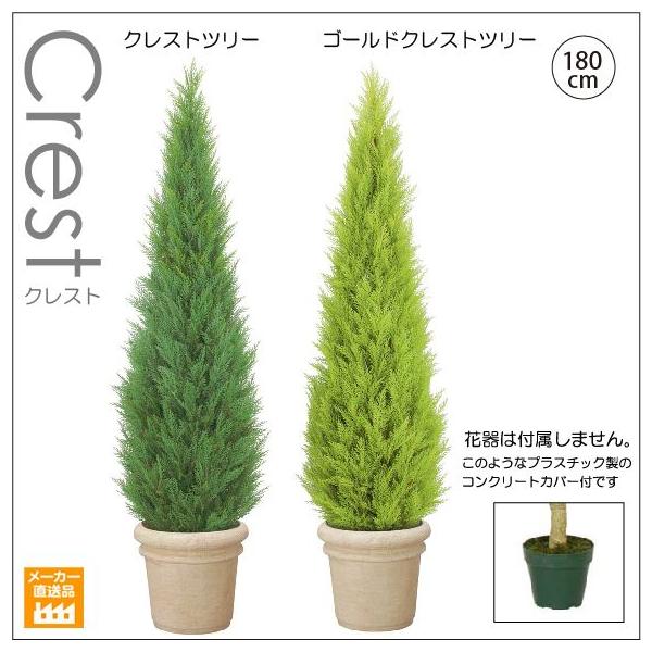 大型 人工観葉植物 ゴールドクレストツリー クレストツリー 180cm