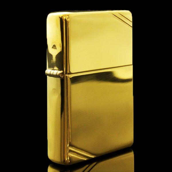 ZIPPO ジッポー ライター ゴールド 真鍮 ＃270 z270メンズ 財布 バッグのARUARUMARKET 通販