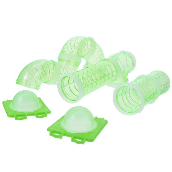 POPETPOP ハムスター トンネル DIYパイプライン接続外部トンネル ハムスターパイプセット 透明なパイプ パイプチューブ 接続外部ト :20230503161255-00075:アルベル 通販 POPETPOP サイレントホイール 小動物用回し車 小動物用玩具 ハムスター回し車 木製 静音 夜も静か 安全 サイレント ランニング 運