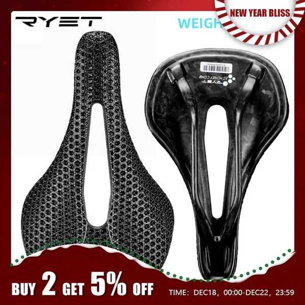 Ryet 3Dプリントバイクカーボンサドル140mm 143mm超軽量ロードmtbレーシングサドル自転車シートクッションサイクリングシーティングパーツ Ryet 3Dプリントバイクカーボンサドル140mm 143mm超軽量ロードmtbレーシングサドル自転車シートクッションサイクリングシーティングパーツ
