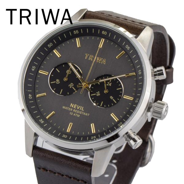 TRIWA トリワ 時計 メンズ レディース ネビル 北欧 おしゃれ クロノグラフ 腕時計 :triwa04:セレクトショップ
