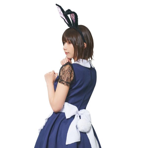 他サイト： けもみみしっぽセット 黒うさぎ コスプレ コスチューム インスタ映え  撮影会 衣装の商品画像
