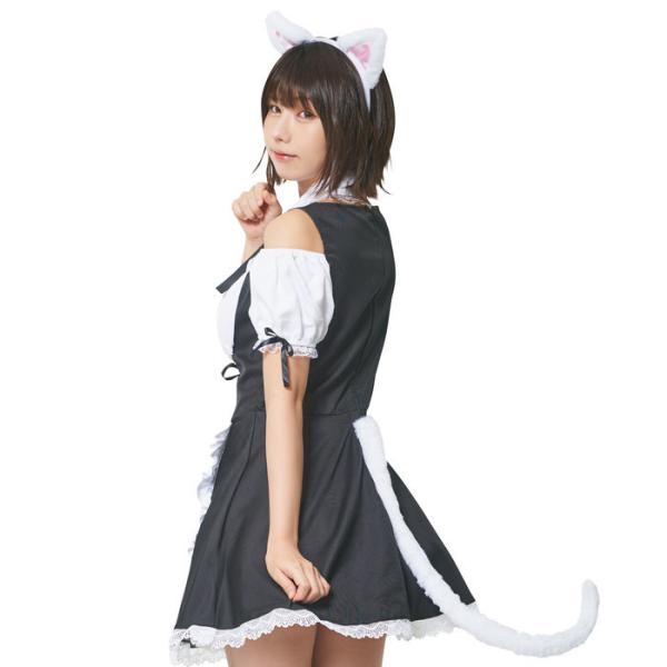 けもみみしっぽセット 白ねこ コスプレ コスチューム インスタ映え  撮影会 衣装