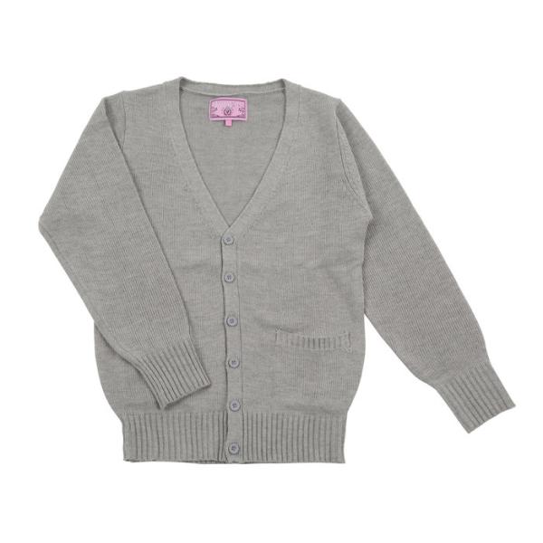制服 カーディガン TeensEver TE-16AW カーディガン(杢グレー)LL