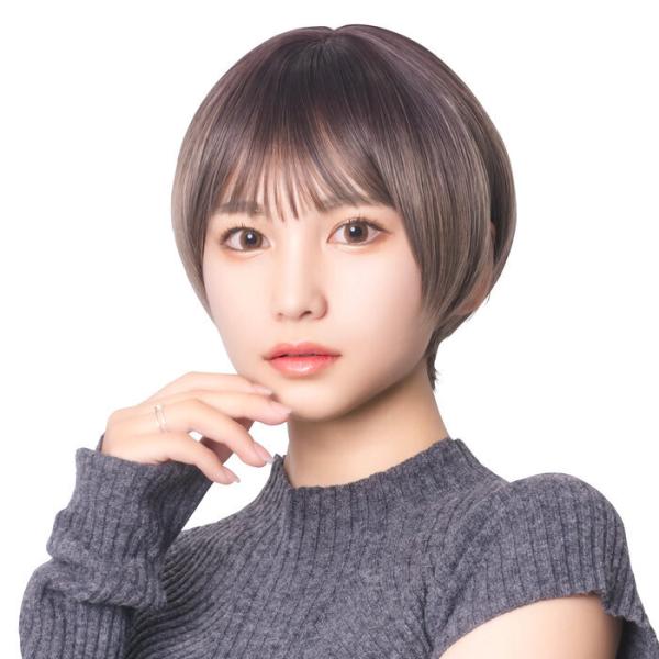 WIGGY RICH マニッシュショート ホワイトアッシュG ウィッグ 耐熱ファイバー インスタ映え 推し