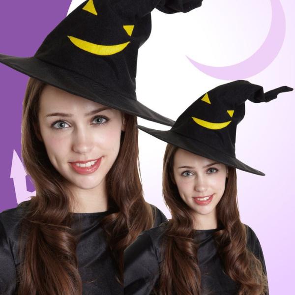 ハロウィン マジカルウィッチ帽 ヘアアクセサリー ハロウィン 仮装 コスプレ コスチューム 小道具 簡単 カ