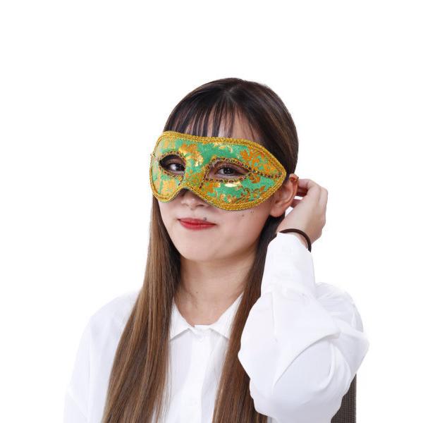 ドミノアイマスク フュージョン グリーン ハロウィンコスプレ 仮装衣装 ハロウィンマスク ベネチアンマスク Lm Arune仮装雑貨のお店あるね 通販 Yahoo ショッピング
