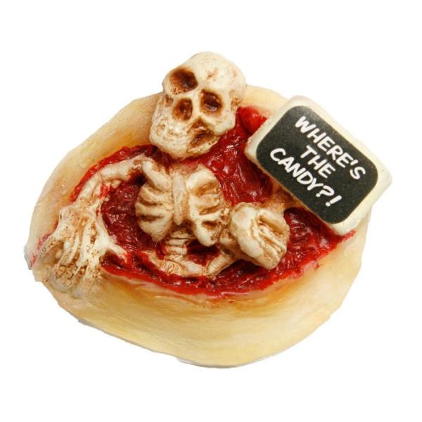 SKULL HOLDING SIGN WOK�V���[�Y �V�[���^�C�v �V�l�}�V�[�N���b�g �n���E�B�� ���� ���ꃁ�C�N�A�b�v �R�X�v