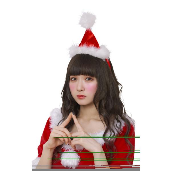 XM サンタカチューシャ 赤 クリスマス Xmas サンタクロース 帽子 かぶりもの コスプレ