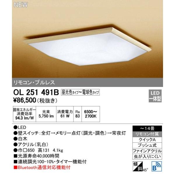 オーデリック OL251491B オーデリック OL251491B