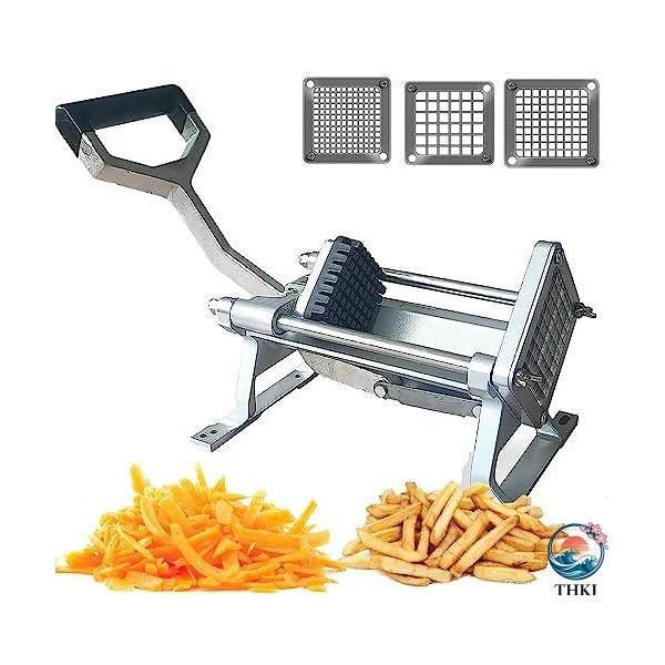 フライドポテトカッター ステンレススチール 業務用フライドポテトカッター  プロの業務用および家庭用フライドポテトカッター サツマイモ ニンジン