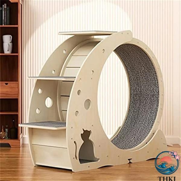 私たちの猫は家の中で娯楽を必要としているので、猫のエクササイズホイールを設計しました。これは猫愛好家や猫の飼い主へのプレゼントに最適です。猫のエクササイズホイールは組み立てが必要です。猫と一緒にDIYの楽しさを楽しんでください。 ? -国内...