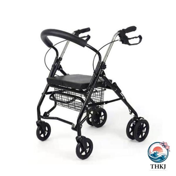 シルバーカー 車椅子 軽量 折りたたみ 手押し車 歩行器 高齢者 屋外 THKJ 老人 家庭 買い物 散歩 コンパクト 小型 ノーパンク 介助 持ち運び 園芸に便利