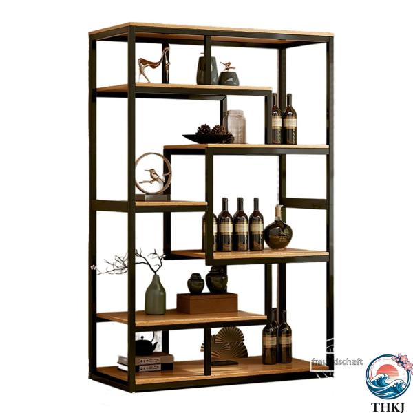 ? 絶妙なデザイン：ワインキャビネットは伝統と現代の要素を組み合わせた新しい中国のデザインスタイルを採用しており、エレガントでファッショナブルな外観を持ち、空間の全体的な味を高めることができます。サイズ: 80/100/120CMX30X1...