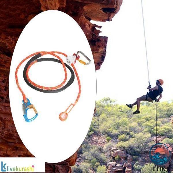 仕様:材質:ロープ.アルミニウム合金オレンジ色サイズチャート:ロープ径:12mm / 0.47inchパッケージに含まれるもの: 1ピースポジショニングストラップ...