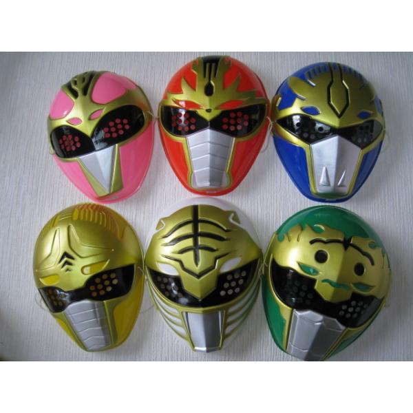 ヒーローごっこ、格闘 お面 地球戦隊ファイブマン 6個セット ファイブ