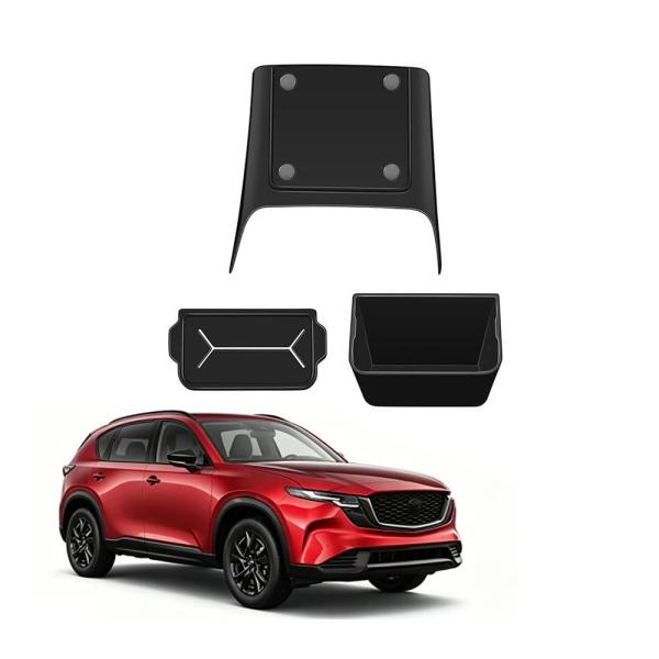 新型 マツダ CX-5 CX5 3代目 KM系（2026年5月〜現行）専用 後部座席 収納ボックス 車用ゴミ箱 小物入れ 整理整頓 CX-5 アクセサリー