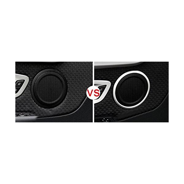 BMW2シリーズ 2series アクティブツアラー F45 グランツアラーF46 2015-2020に適合ドアスピーカーリングカバー 車内アクセサリー 装飾パ