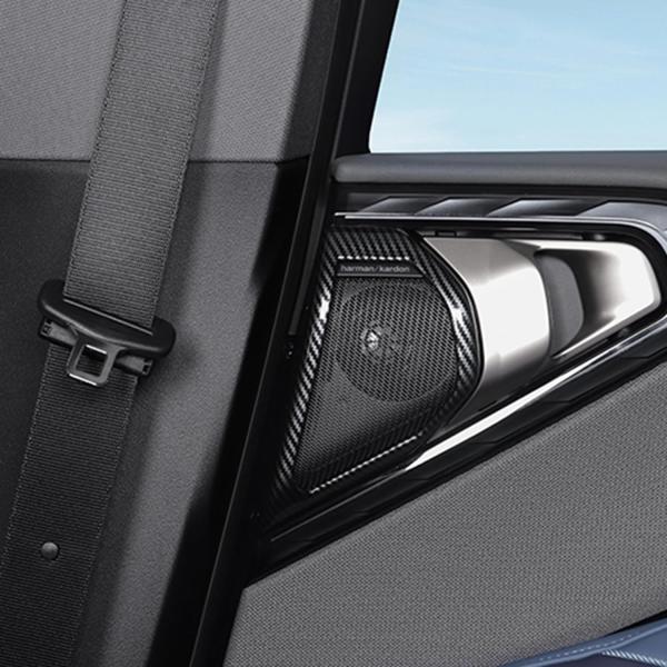 新型 BMW X3 G45 2025年〜 に適合 後席 ドア スピーカー リング ガーニッシュ リアスピーカー カバー 内装 カスタムパーツ アクセサリー AB