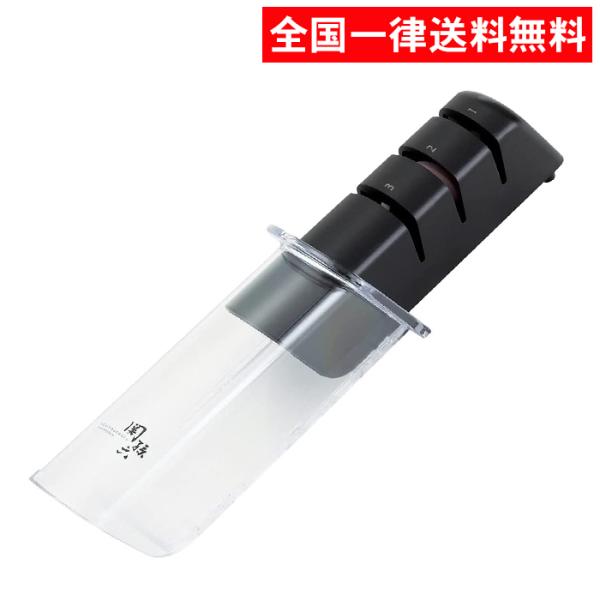 【名称】貝印 シャープナー 包丁研ぎ器 ダイヤモンド &amp; セラミック AP-0308 関孫六●角度を自分で調整する必要なく性質の違う3種類(ダイヤモンド・セラミック2種)の砥石を順番使うことで、切れ味を簡単に蘇えらせることが可能●コ...