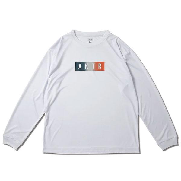 【メーカー】AKTR（アクター）【カテゴリー】バスケットボール【分類】Tシャツ【商品説明】グラデーションのボックスロゴをフロントに配置した長袖TEEシャツ。スポーツ用に開発されたAKTRオリジナルファブリックを使用。【カラー・仕様・サイズ】...