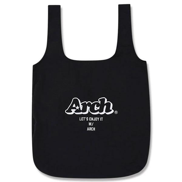 【メーカー】ARCH（アーチ）【カテゴリー】バスケットボール【分類】バッグ【商品説明】ベーシックロゴをプリントした、シンプルで万能な手提げ型のナイロンバッグ。撥水加工の軽量ナイロン100%素材を使用。ポケッタブル仕様で内袋に収納して小さくす...