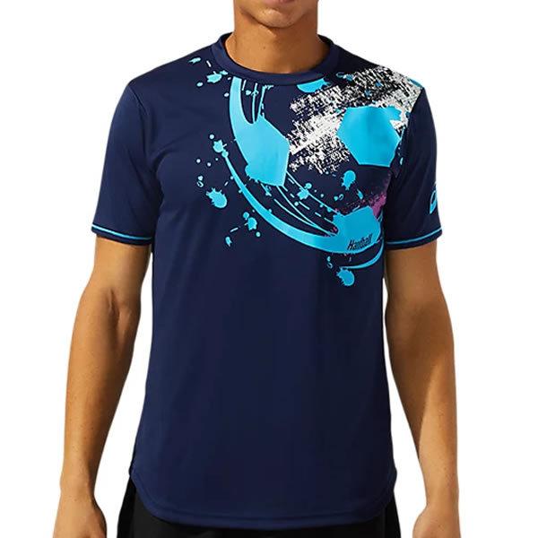 Asics アシックス 73a029 400b ハンドボール プラクティス シャツ プリントショートスリーブトップ 21ss As 73a029 400b アンドウスポーツ 通販 Yahoo ショッピング