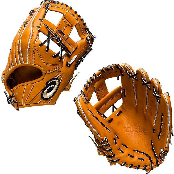 ASICS 硬式グローブ ROAD ブラウン