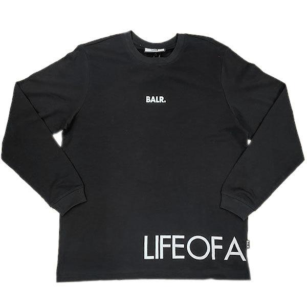 {[[iBALR.j@B11111012  BLK@TbJ[@{ LOAB STRAIGHT L/S T-SHIRT TVc  22SS